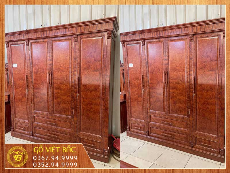 Cơ sở bán tủ quần áo gỗ cao cấp tại Phú Thọ 3