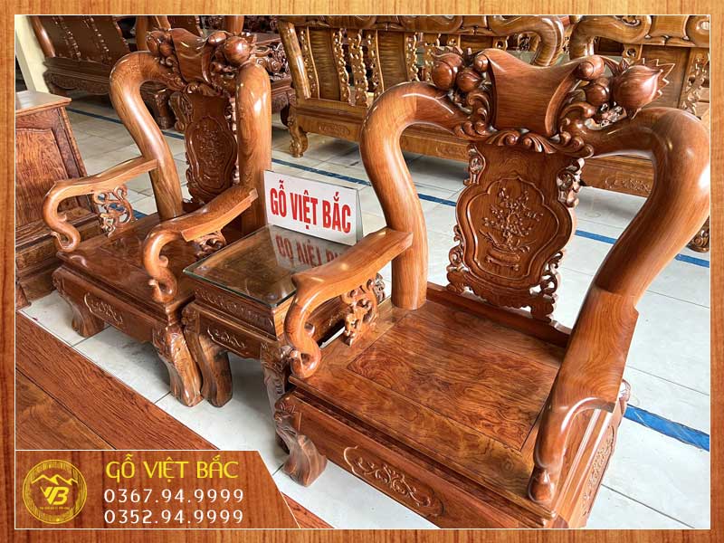 Bộ bàn ghế Minh Quốc Đào Gỗ Cẩm Lai BGCC243 2