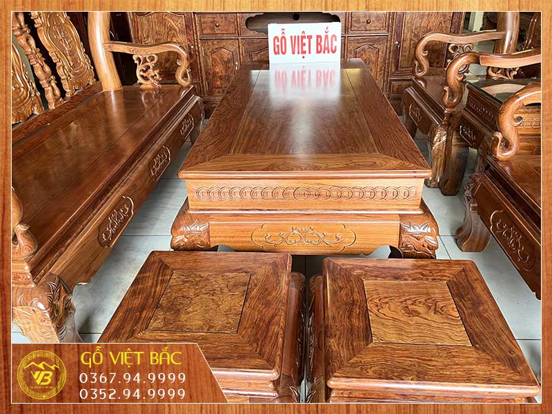 Bộ bàn ghế Minh Quốc Đào Gỗ Cẩm Lai BGCC243 3