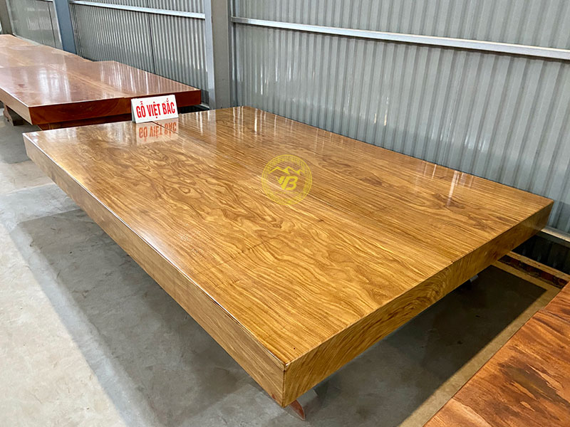 Chiếu ngựa Phản gỗ 2 tấm gỗ Cẩm Vàng CN639 3