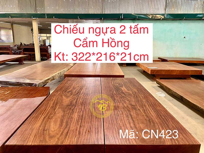 Địa chỉ mua bán chiếu ngựa 2 tấm gỗ Cẩm Hồng 1