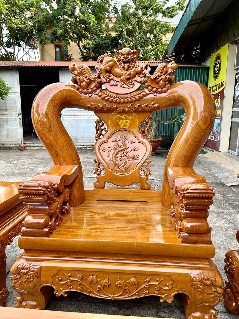 Bàn ghế cao cấp Minh Quốc Nghê gỗ Đinh Chun 4
